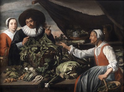 Old Vegetable Seller by Adriaen van Utrecht
